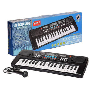 Big Fun musical electronic keyboard with microphon