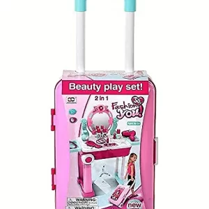 Beauty Play Set with Luggage Trolley