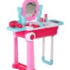 Little Chef 2 in 1 Kitchen Play Set, Pretend Play Trolly Kitchen Kit