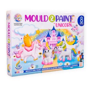 Mould & Paint Unicorn DIY Kit with 8 Moulds