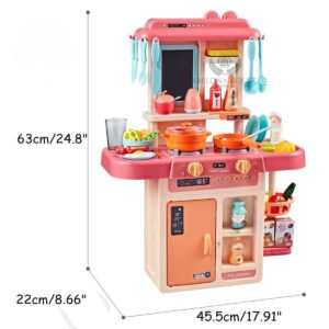 Girl's Plastic Kitchen Set Toy