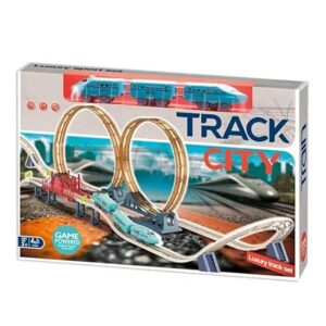 Jumbo Size Luxury Toy Train Track Set 69 pcs