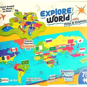 World Map Puzzle Learning About Countries