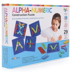 Plastic Alphabets Construction Puzzle
