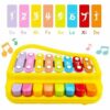 Xylophone with 8 Keys, Colorful Musical Instruments Toy for Girls Boys Baby Toddlers.